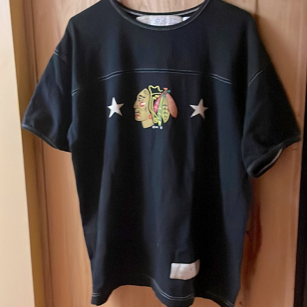 CCM Chicago Blackhawks heavy-duty double stitched official NHL jersey